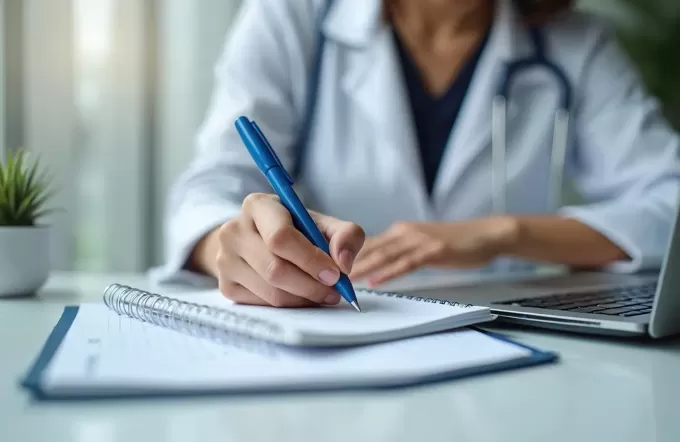 Organisation administrative d’un professionnel libéral avec fiche de suivi