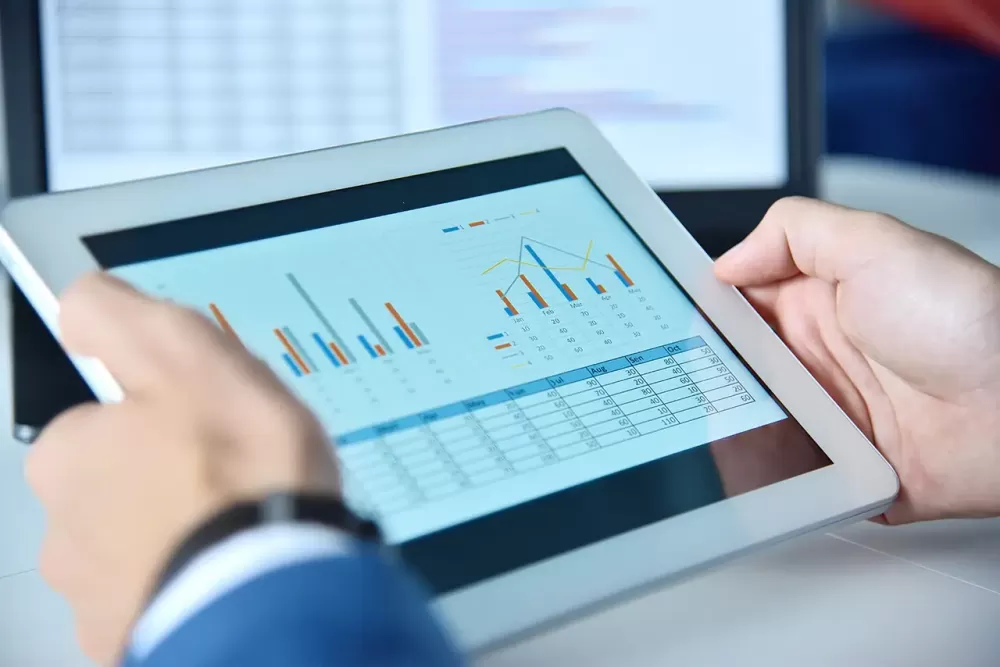 Application comptable utilisée sur tablette ou smartphone par un professionnel