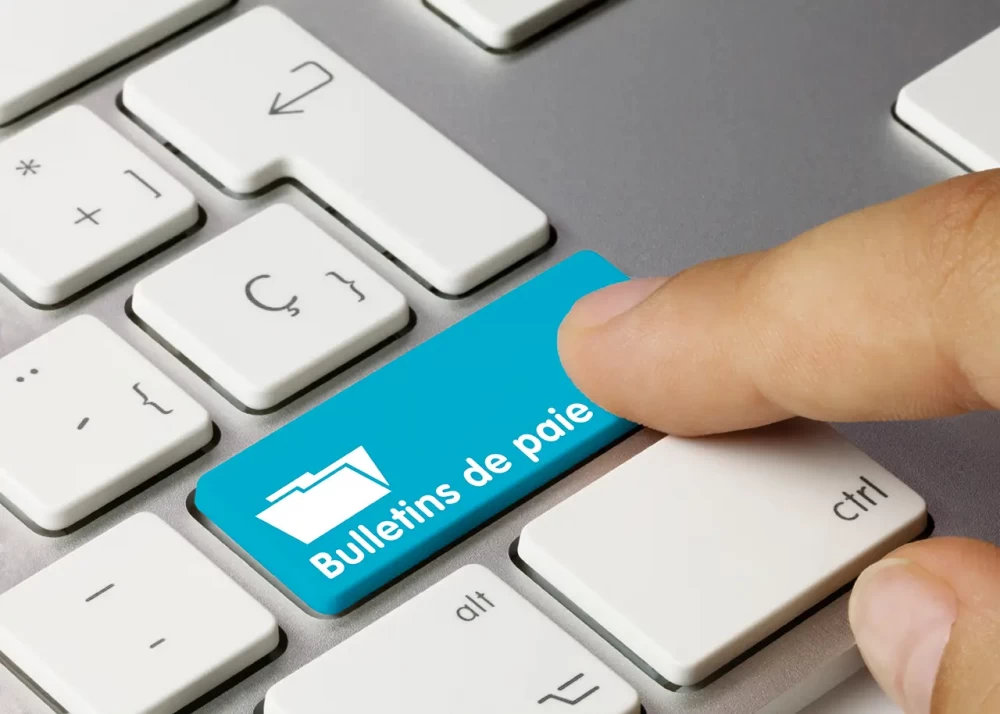 Établissement d’un bulletin de paie sur ordinateur